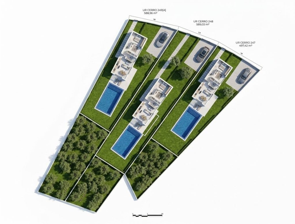 Render aereo promoción Siete Aguas